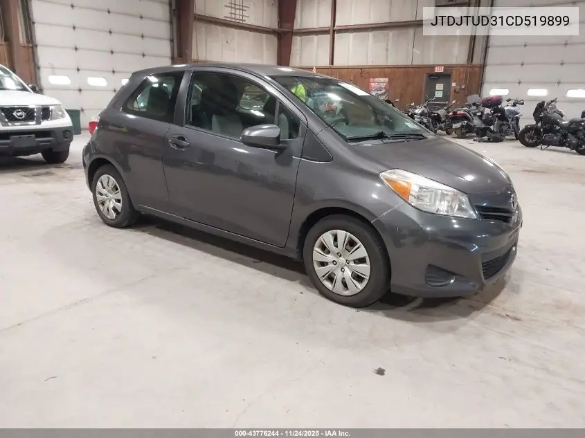JTDJTUD31CD519899 2012 Toyota Yaris L