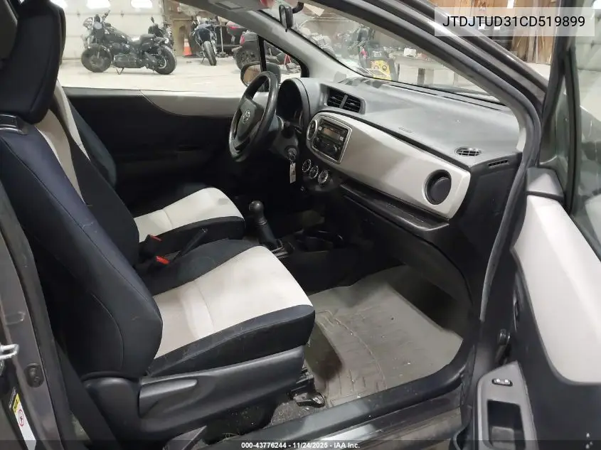 JTDJTUD31CD519899 2012 Toyota Yaris L