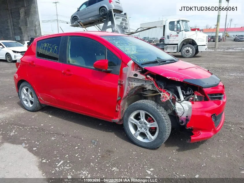 JTDKTUD36DD566061 2013 Toyota Yaris Le