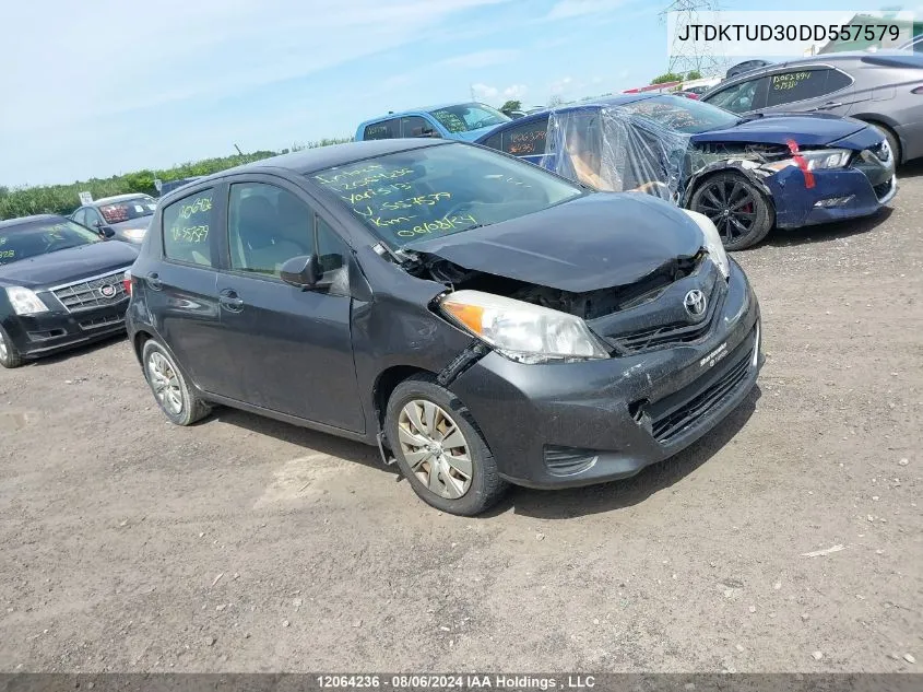 JTDKTUD30DD557579 2013 Toyota Yaris