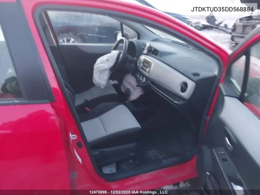 JTDKTUD35DD568884 2013 Toyota Yaris Le