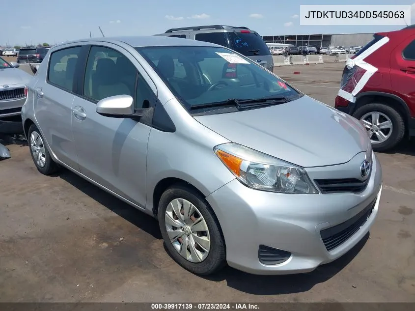 JTDKTUD34DD545063 2013 Toyota Yaris Le