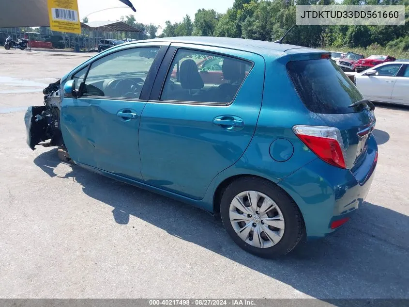 JTDKTUD33DD561660 2013 Toyota Yaris Le