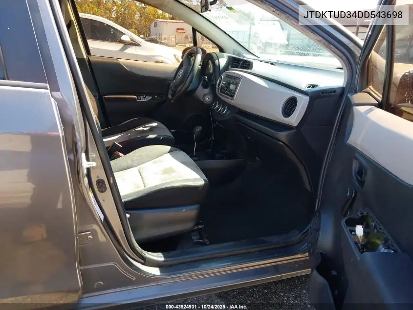 JTDKTUD34DD543698 2013 Toyota Yaris L