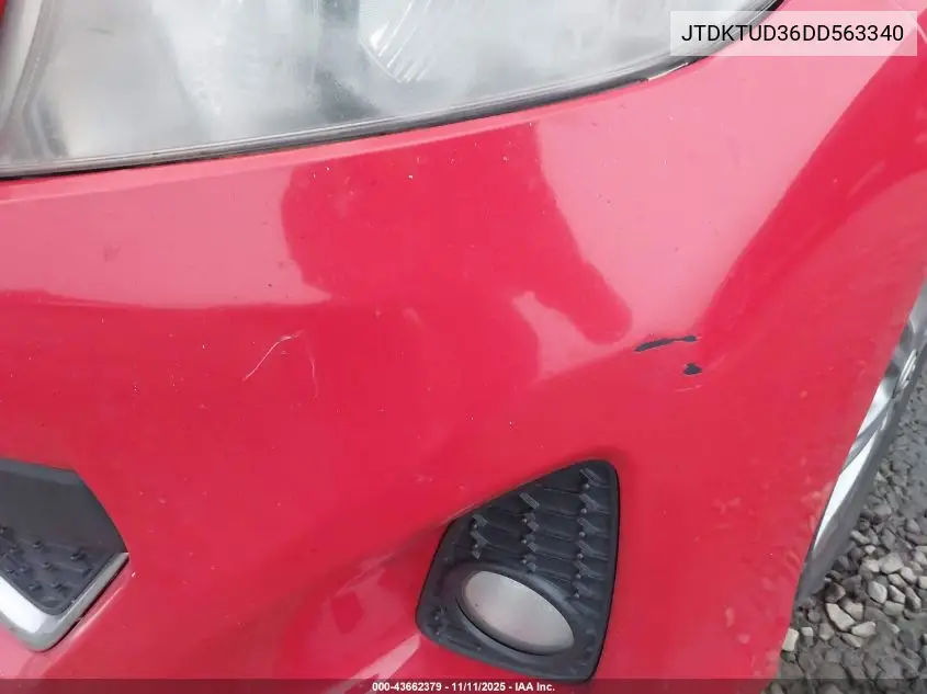 JTDKTUD36DD563340 2013 Toyota Yaris Se