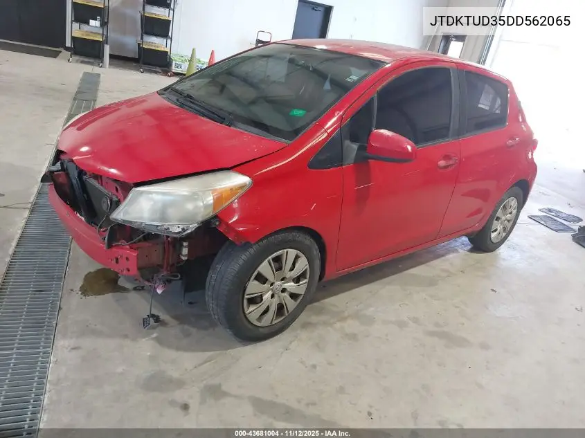 JTDKTUD35DD562065 2013 Toyota Yaris Le