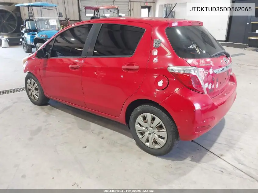 JTDKTUD35DD562065 2013 Toyota Yaris Le