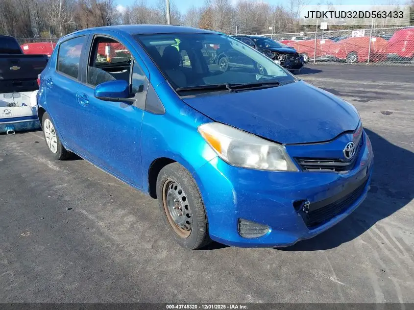 JTDKTUD32DD563433 2013 Toyota Yaris Le