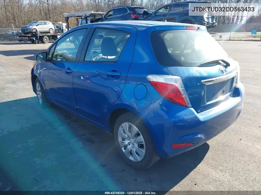 JTDKTUD32DD563433 2013 Toyota Yaris Le