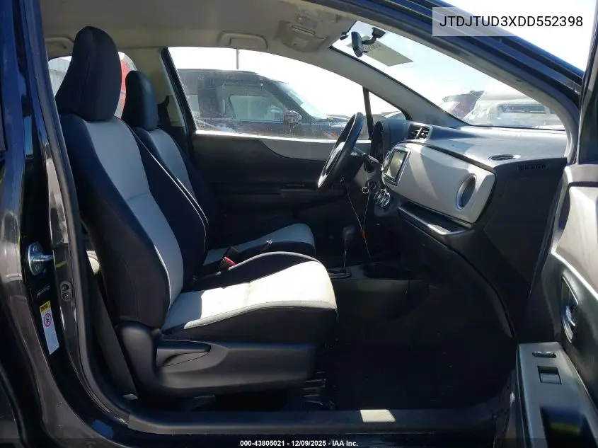 JTDJTUD3XDD552398 2013 Toyota Yaris Le