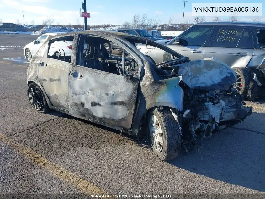 VNKKTUD39EA005136 2014 Toyota Yaris
