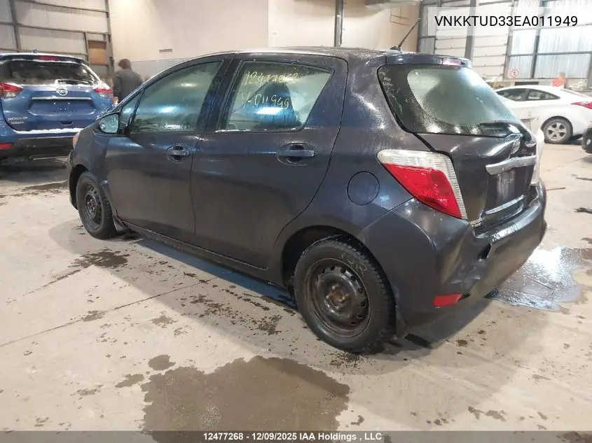 VNKKTUD33EA011949 2014 Toyota Yaris Le