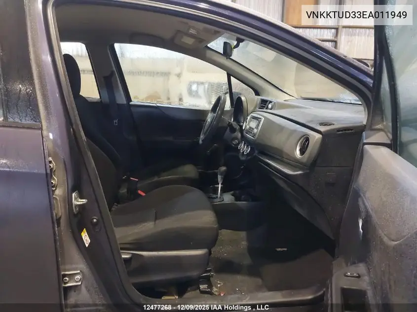 VNKKTUD33EA011949 2014 Toyota Yaris Le