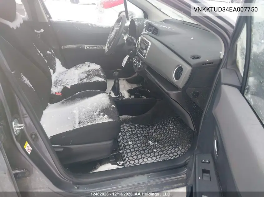 VNKKTUD34EA007750 2014 Toyota Yaris Le