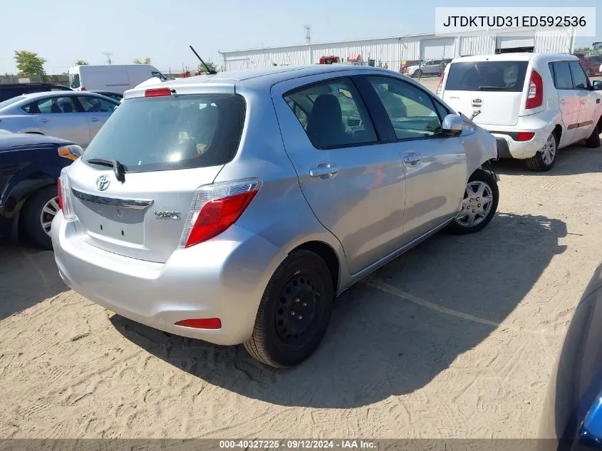 JTDKTUD31ED592536 2014 Toyota Yaris