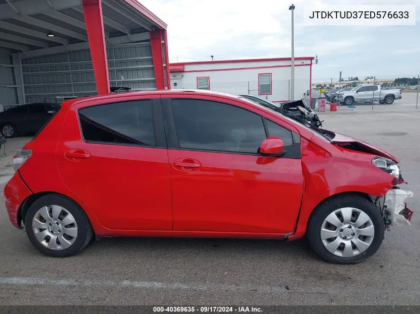 JTDKTUD37ED576633 2014 Toyota Yaris