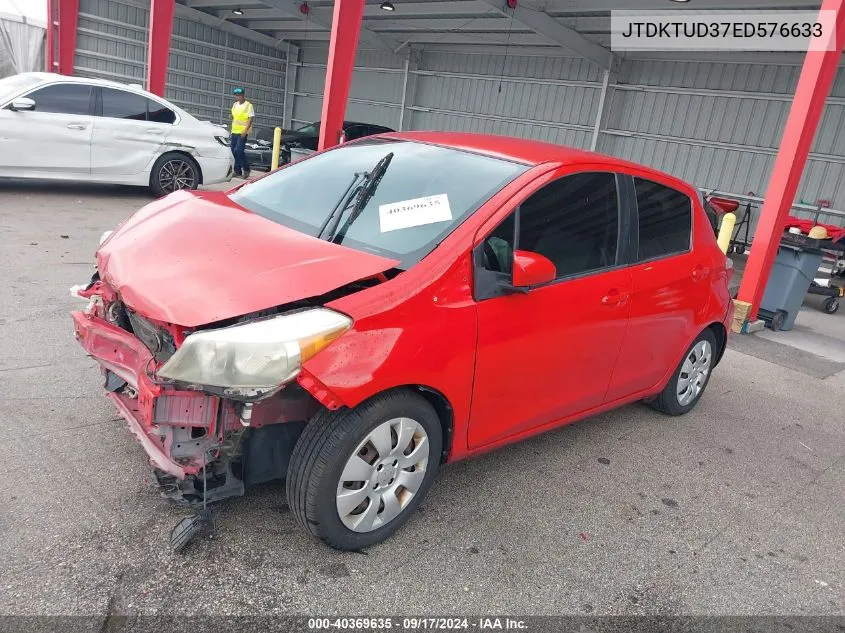 JTDKTUD37ED576633 2014 Toyota Yaris