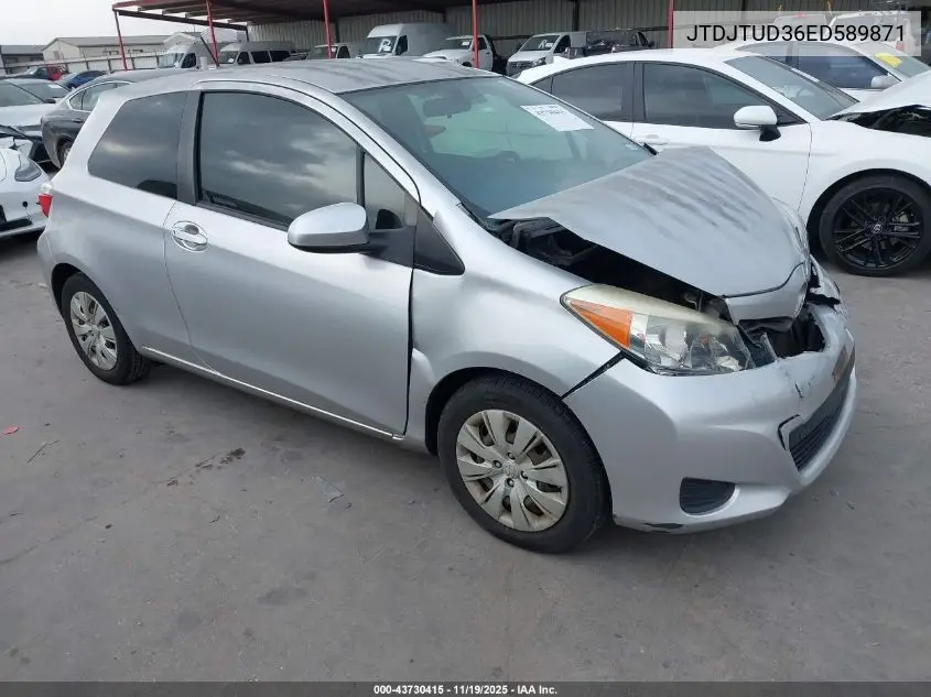 JTDJTUD36ED589871 2014 Toyota Yaris Le (Tmc/Cbu Plant)