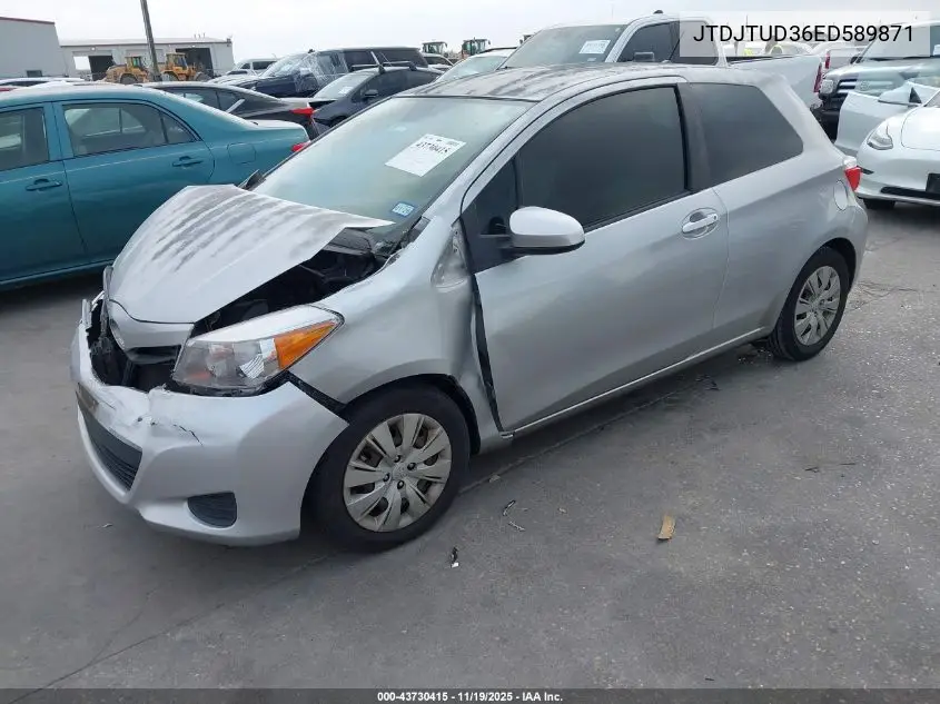 JTDJTUD36ED589871 2014 Toyota Yaris Le (Tmc/Cbu Plant)
