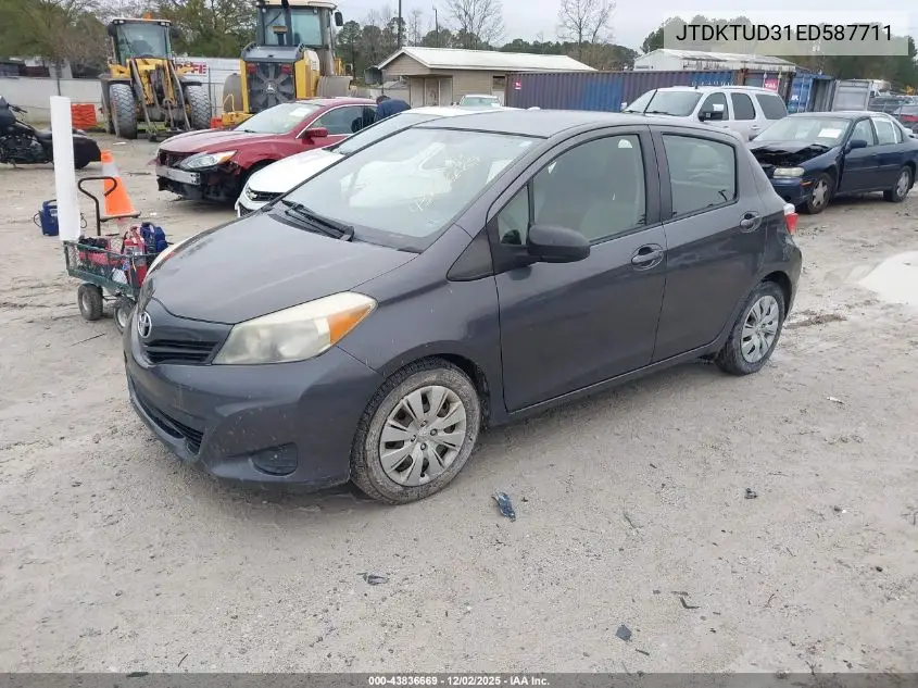 JTDKTUD31ED587711 2014 Toyota Yaris L (Tmc/Cbu Plant)