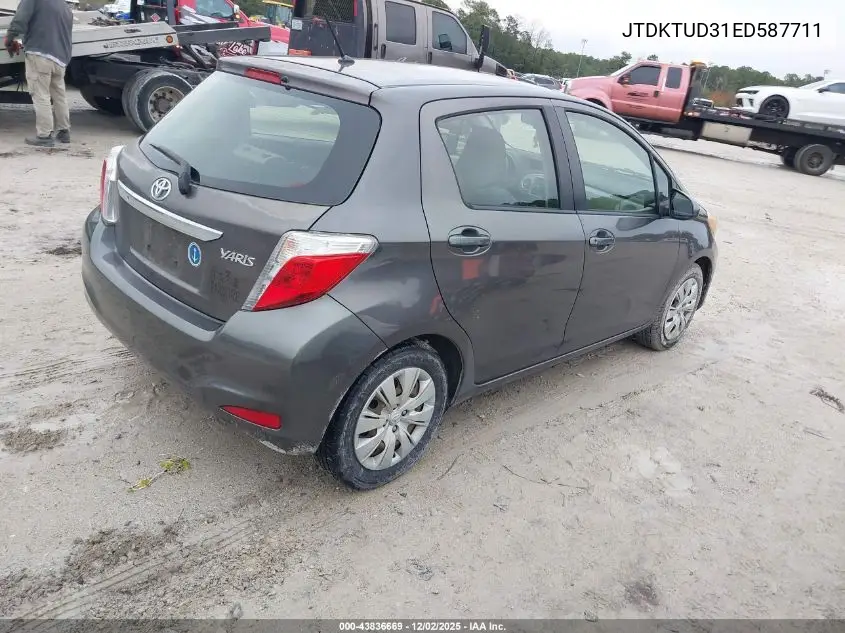 JTDKTUD31ED587711 2014 Toyota Yaris L (Tmc/Cbu Plant)