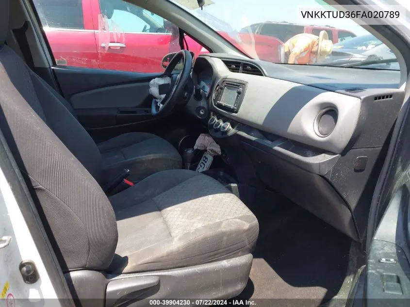 VNKKTUD36FA020789 2015 Toyota Yaris Le