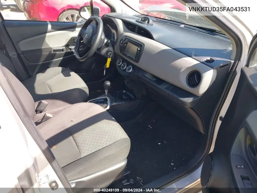 VNKKTUD35FA043531 2015 Toyota Yaris L