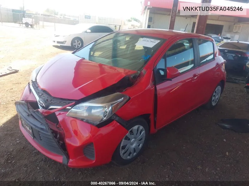 VNKKTUD35FA045246 2015 Toyota Yaris L