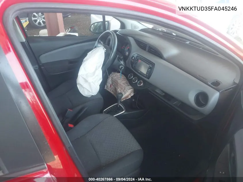 VNKKTUD35FA045246 2015 Toyota Yaris L