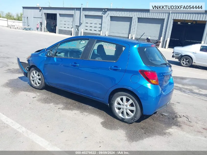 VNKKTUD3XFA054444 2015 Toyota Yaris Le