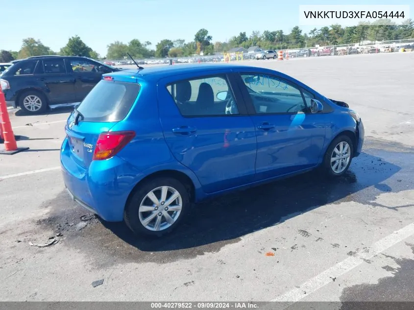 VNKKTUD3XFA054444 2015 Toyota Yaris Le