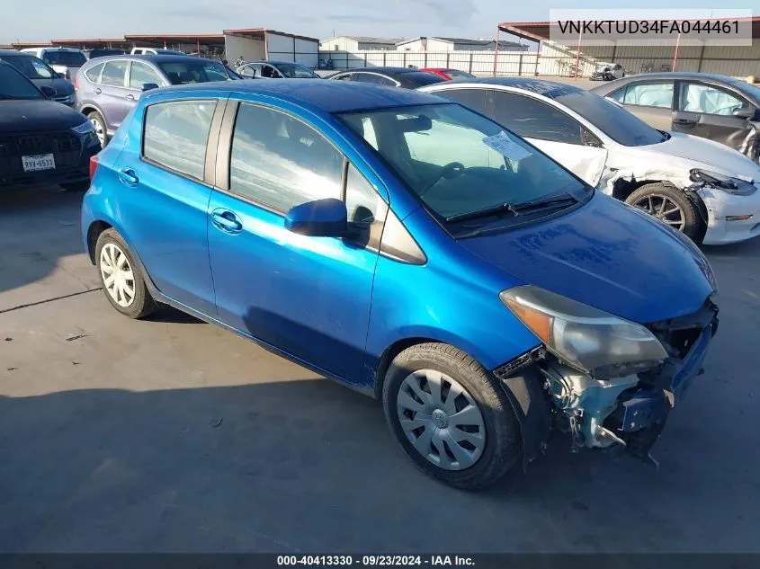 VNKKTUD34FA044461 2015 Toyota Yaris