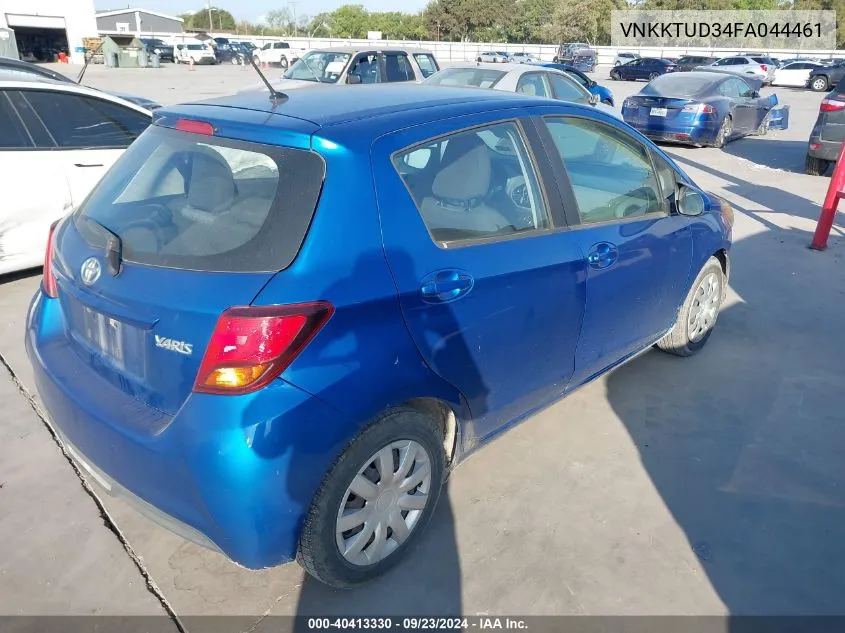 VNKKTUD34FA044461 2015 Toyota Yaris