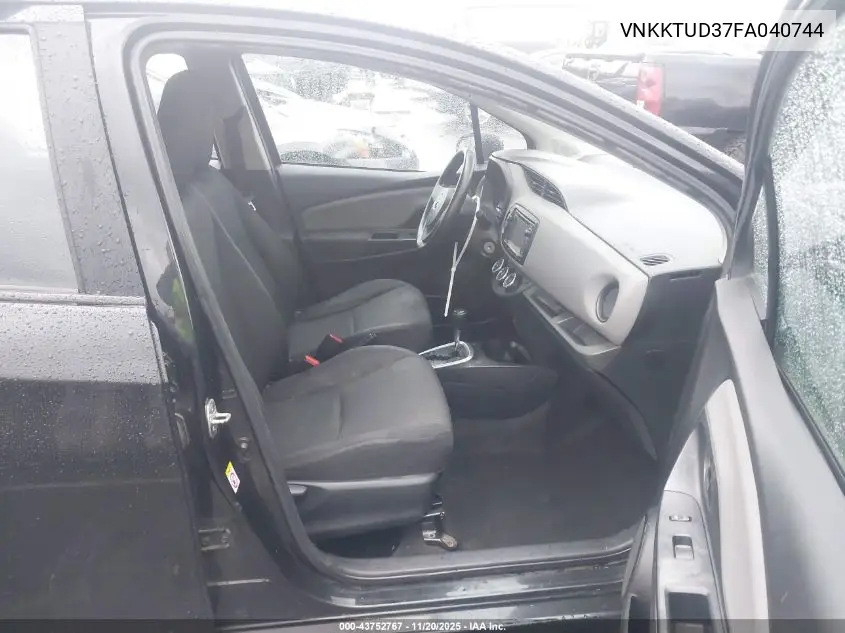 VNKKTUD37FA040744 2015 Toyota Yaris L