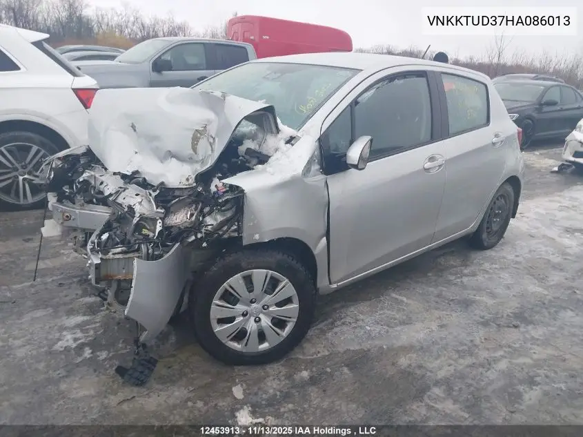 VNKKTUD37HA086013 2017 Toyota Yaris L/Le/Se