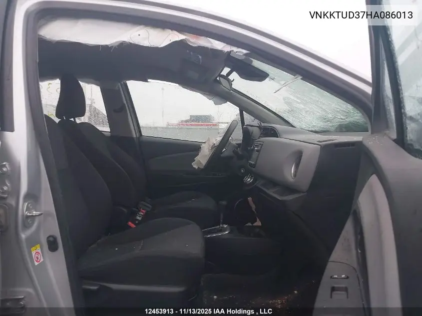 VNKKTUD37HA086013 2017 Toyota Yaris L/Le/Se