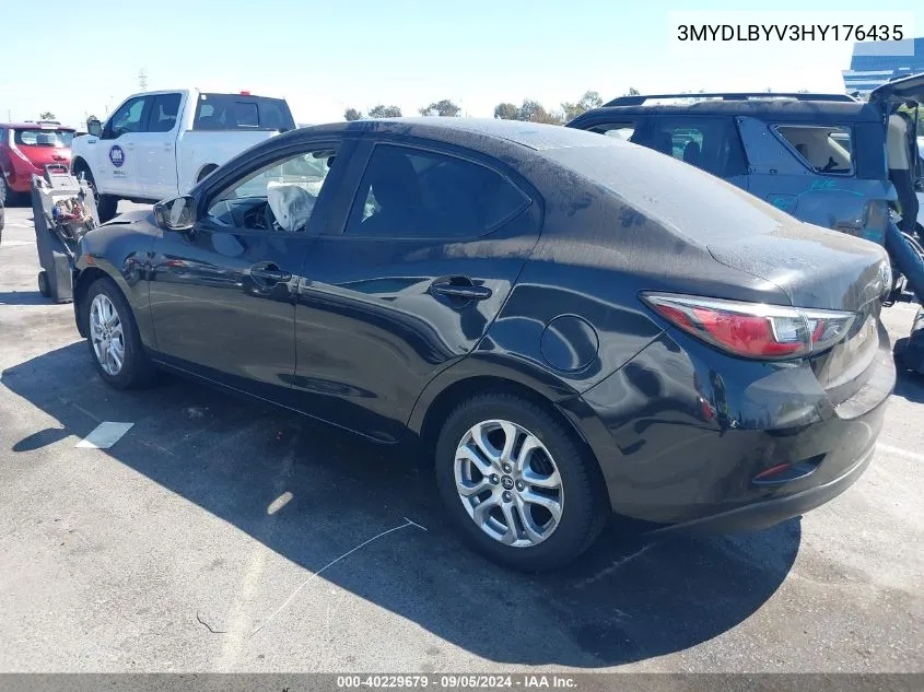 3MYDLBYV3HY176435 2017 Toyota Yaris Ia