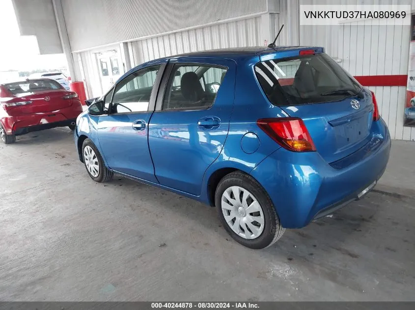 VNKKTUD37HA080969 2017 Toyota Yaris L