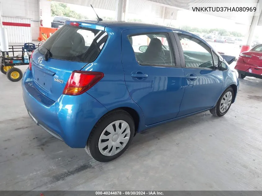 VNKKTUD37HA080969 2017 Toyota Yaris L