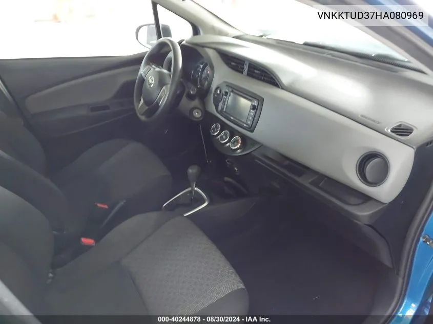 VNKKTUD37HA080969 2017 Toyota Yaris L