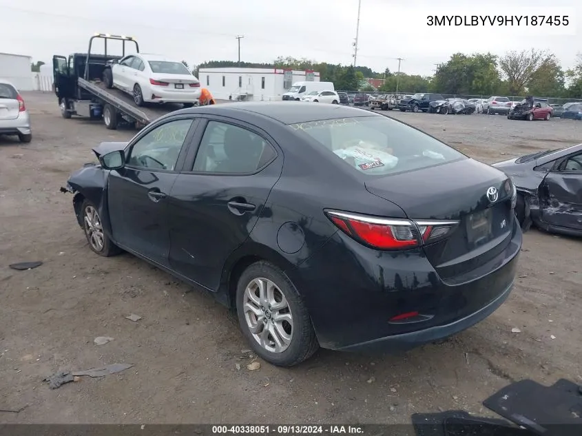 3MYDLBYV9HY187455 2017 Toyota Yaris Ia