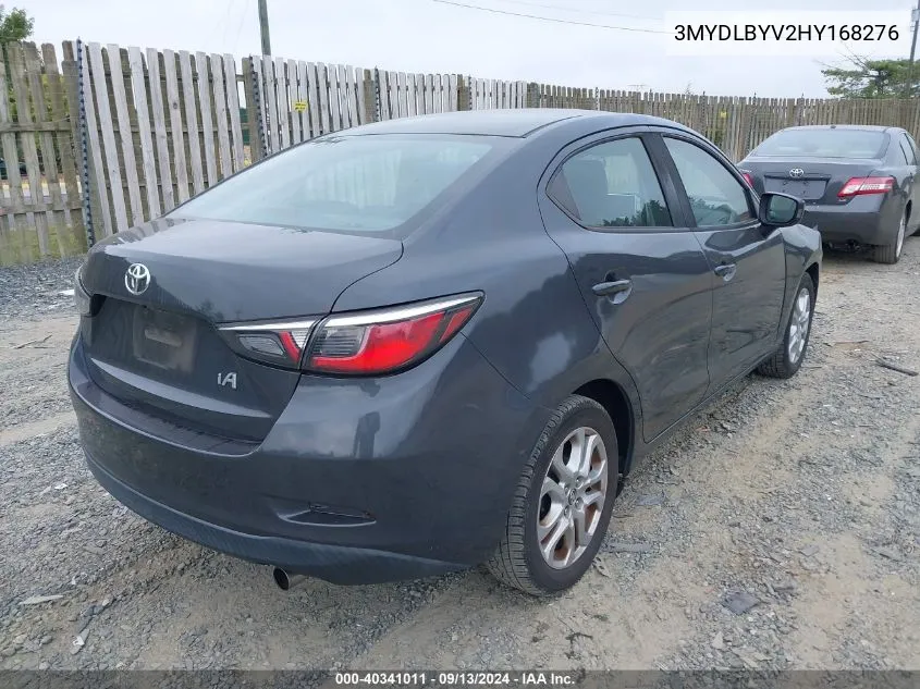 3MYDLBYV2HY168276 2017 Toyota Yaris Ia