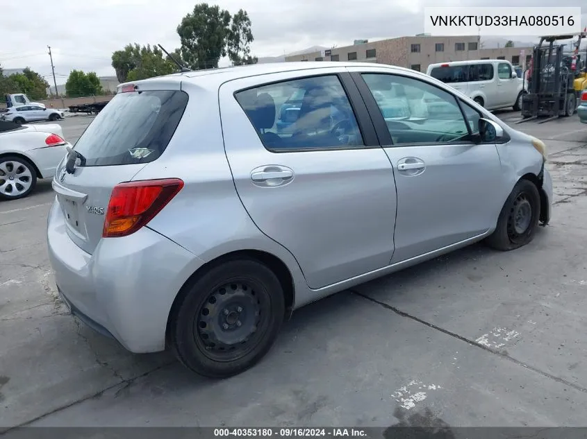 VNKKTUD33HA080516 2017 Toyota Yaris L