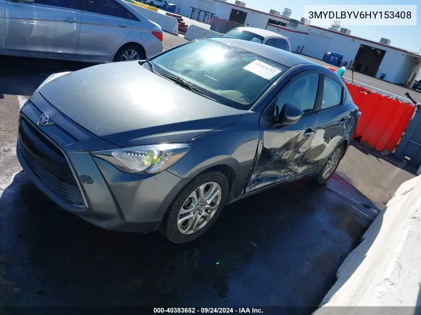 3MYDLBYV6HY153408 2017 Toyota Yaris Ia