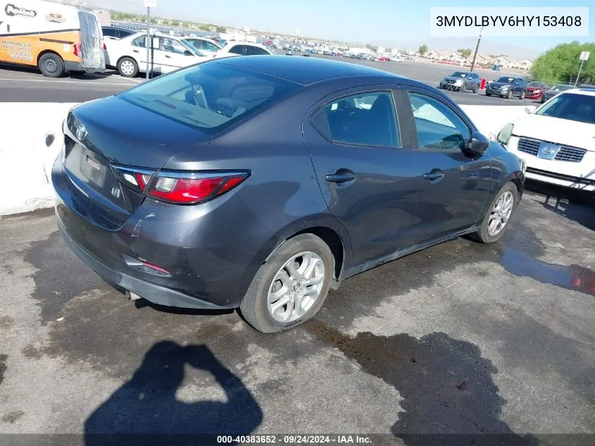 3MYDLBYV6HY153408 2017 Toyota Yaris Ia