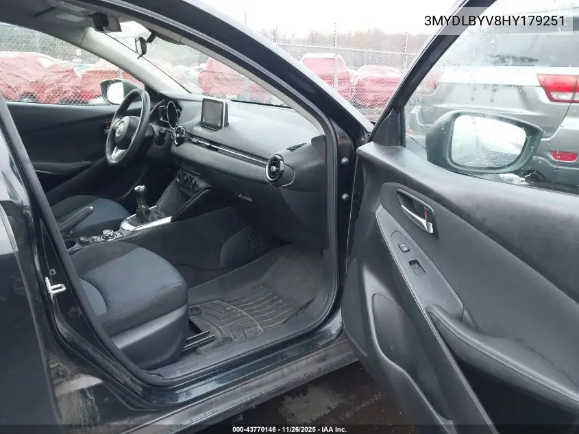 3MYDLBYV8HY179251 2017 Toyota Yaris Ia
