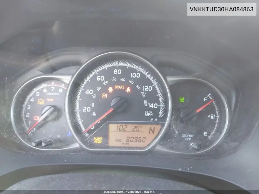 VNKKTUD30HA084863 2017 Toyota Yaris L