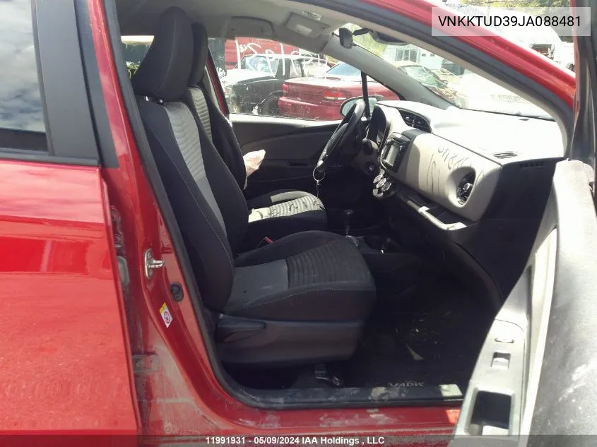 VNKKTUD39JA088481 2018 Toyota Yaris L/Le/Se