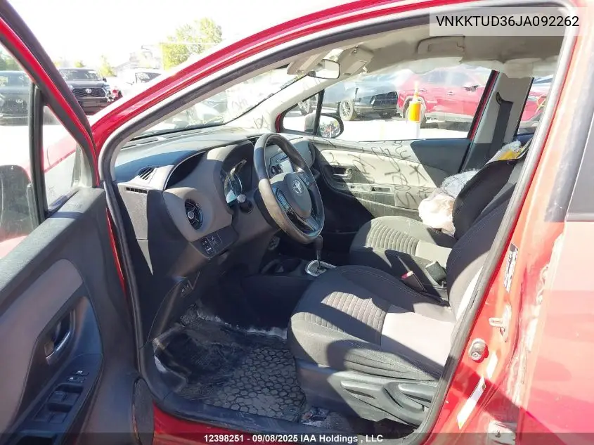 VNKKTUD36JA092262 2018 Toyota Yaris L/Le/Se