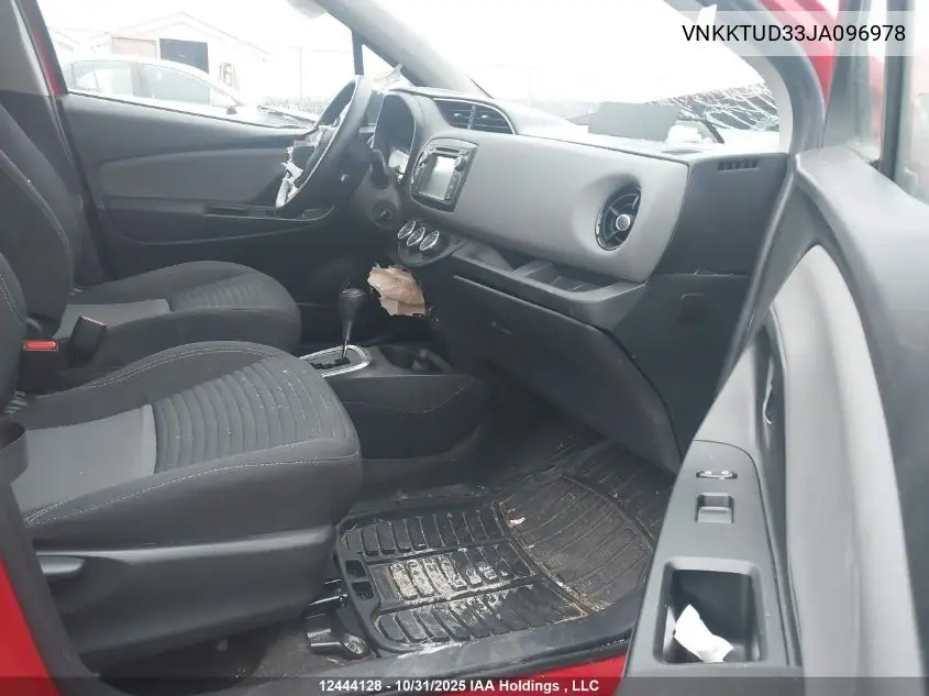 VNKKTUD33JA096978 2018 Toyota Yaris Le
